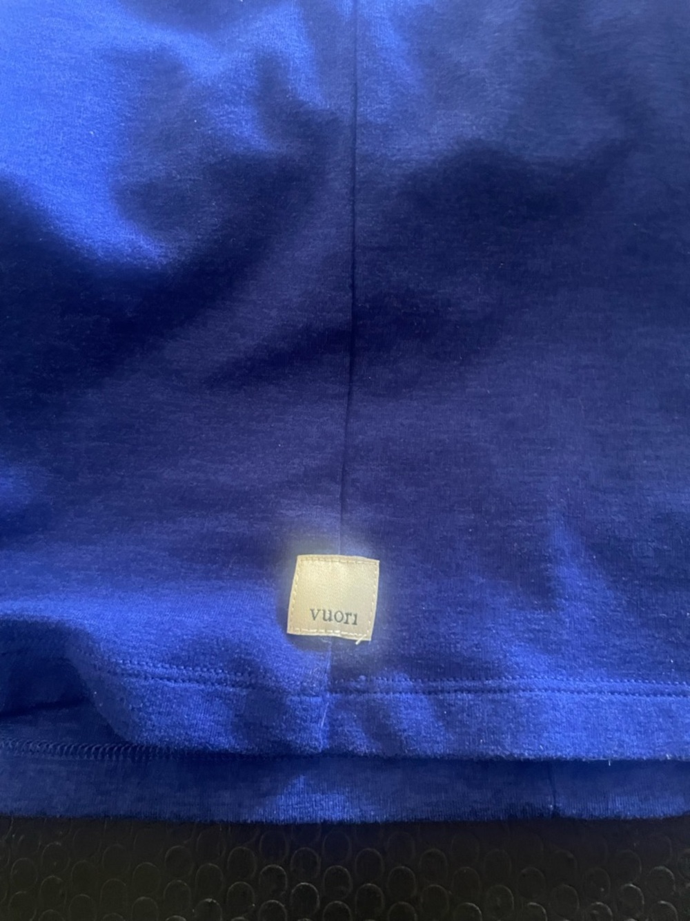 Vuori Electric Blue Ribbed Racerback Tank - Picture 4 of 4
